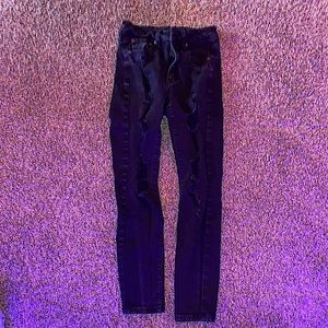 aeropostale-high rise jegging-size 2-black-great condition